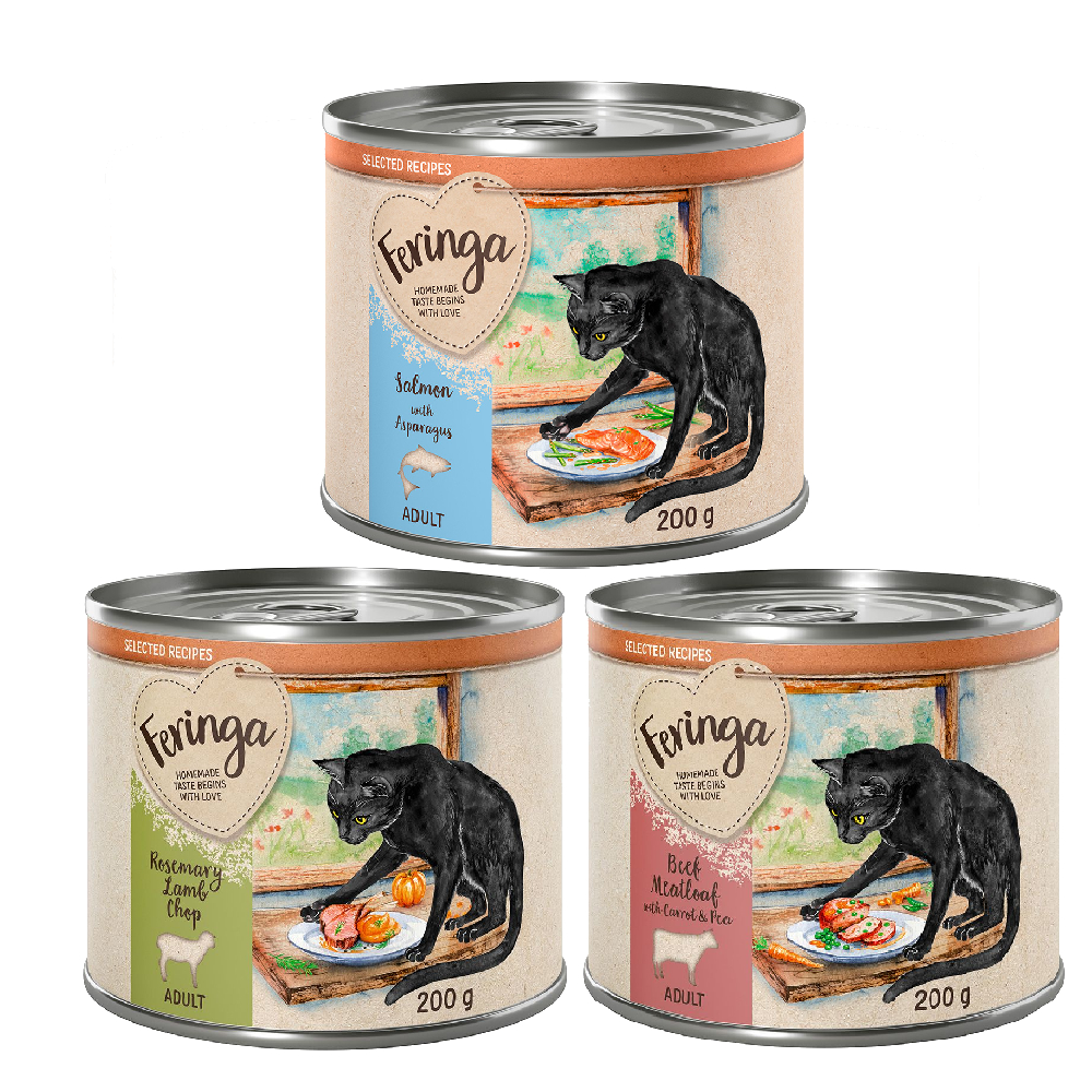 6 x 200 g Feringa zum Sonderpreis! - Selected Recipes: Mixpaket von Feringa