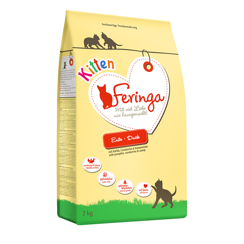 Abverkauf: Feringa Trockenfutter in altem Design - Kitten Ente 2 kg von Feringa