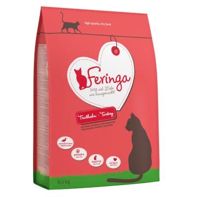 Feringa Adult Duck 2 kg natürliches, getreidefreies Premium-Trockenfutter für Katzen mit hohem Fleischanteil mit Vitaminen, Taurin & Lachsöl von Feringa