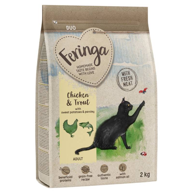 Feringa Adult Duo Huhn mit Forelle - Sparpaket 10 kg (5 x 2 kg) von Feringa