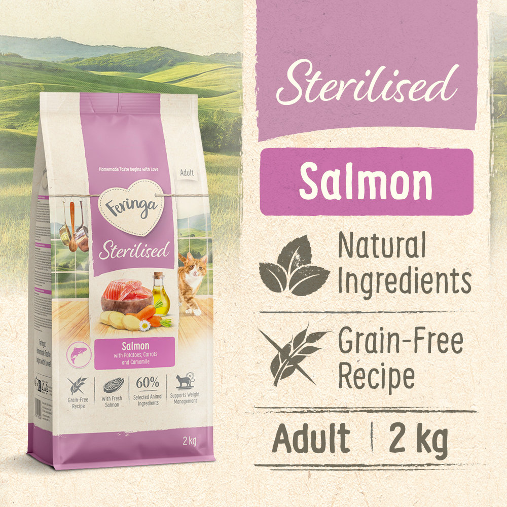 Feringa Adult Sterilised Lachs - NEU 2 kg von Feringa