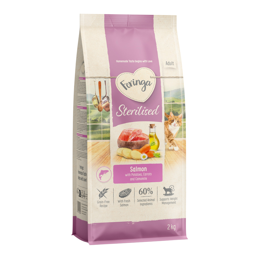 Feringa Adult Sterilised Lachs - NEU Sparpaket 10 kg (5 x 2 kg) von Feringa