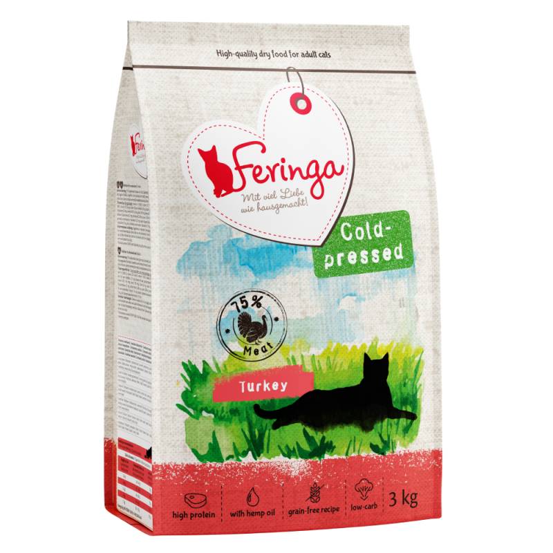 Feringa Adult kaltgepresst Truthahn - Sparpaket 9 kg (3 x 3 kg) von Feringa