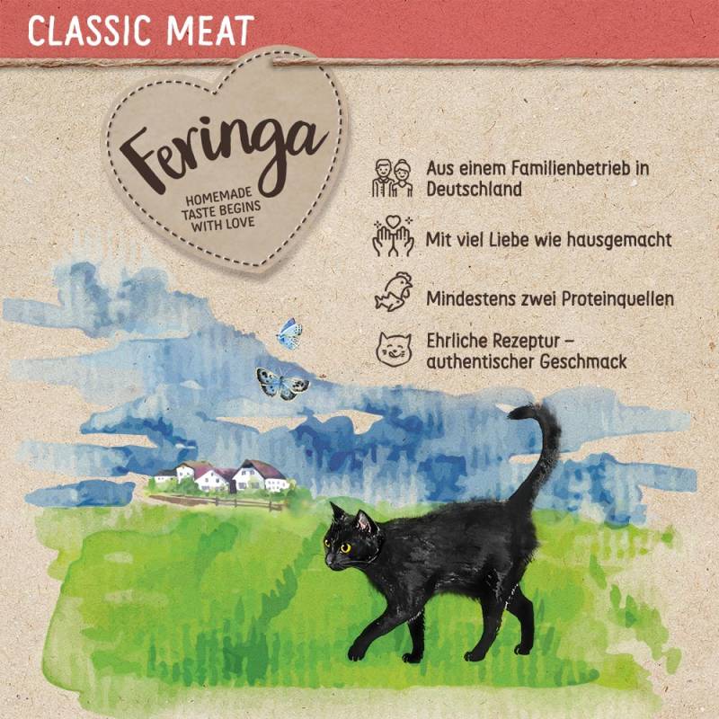 Feringa Classic Meat Menü Pouch 12 x 85 g - Geflügel mit Möhren Feringa Classic Meat Menü Pouch 12 x 85 g - Geflügel mit Möhren von Feringa