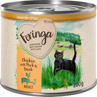 Feringa Country Style Menü 6 x 200 g - Huhn mit Schwein & Ente von Feringa
