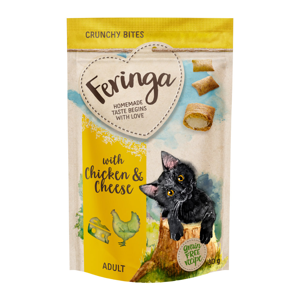 Feringa Crunchy Bites Huhn & Käse - Sparpaket: 3 x 30 g Feringa Crunchy Bites Huhn & Käse - Sparpaket: 3 x 30 g von Feringa