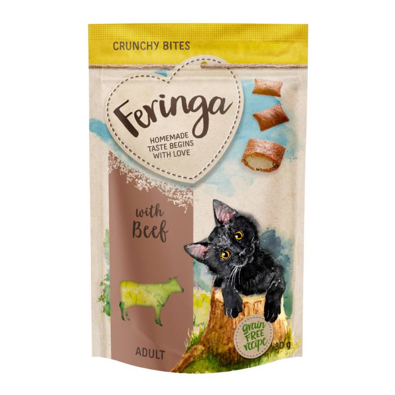 Feringa Crunchy Bites Rind - Sparpaket: 3 x 30 g von Feringa