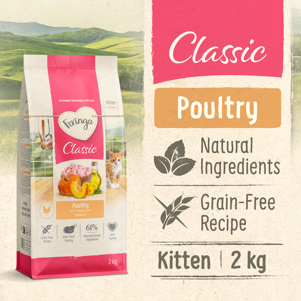 Feringa Kitten Classic Geflügel - NEU 2 kg von Feringa