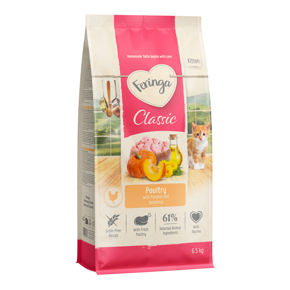 Feringa Kitten Classic Geflügel - NEU 6,5 kg von Feringa