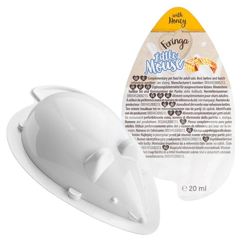 Feringa Little Mouse Milk Snack Mixpaket - Sparpaket 40 x 20 ml (Kirsche, Honig, Cranberry, Sahne) von Feringa