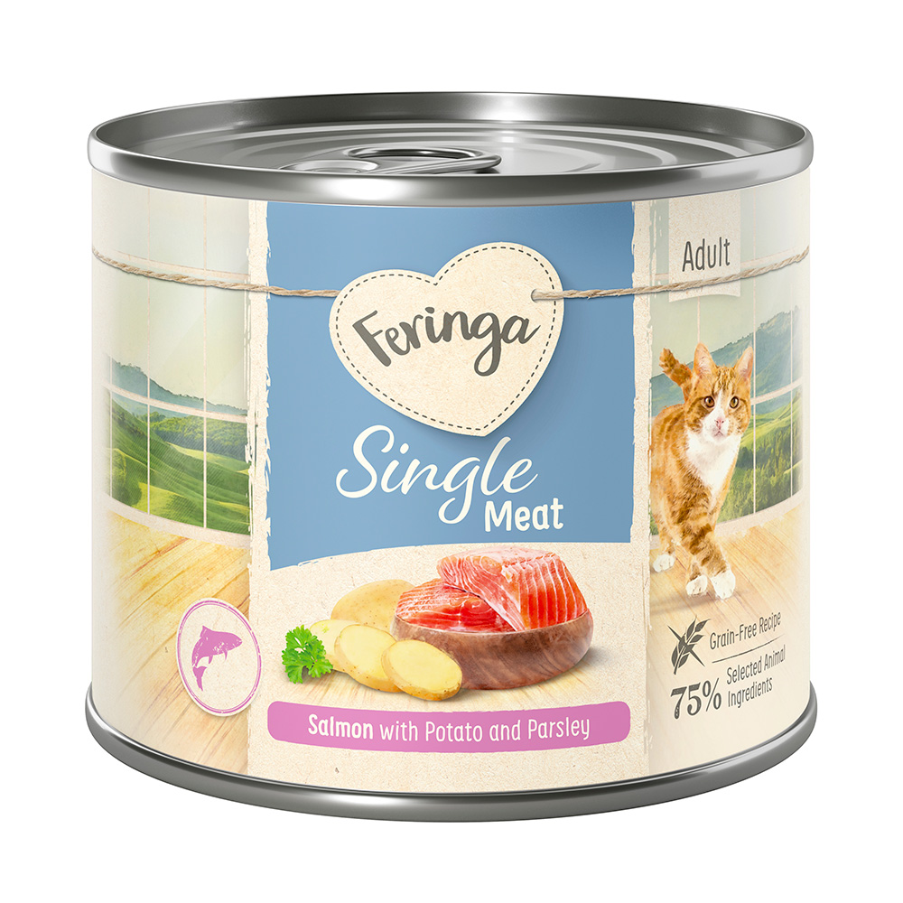 Feringa Single Meat Menü 12 x 200 g - Lachs mit Kartoffel und Petersilie von Feringa