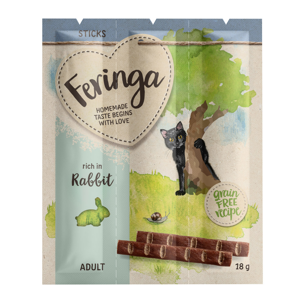 Feringa Sticks Kaninchen - Sparpaket 9 x 6 g Feringa Sticks Kaninchen - Sparpaket 9 x 6 g von Feringa