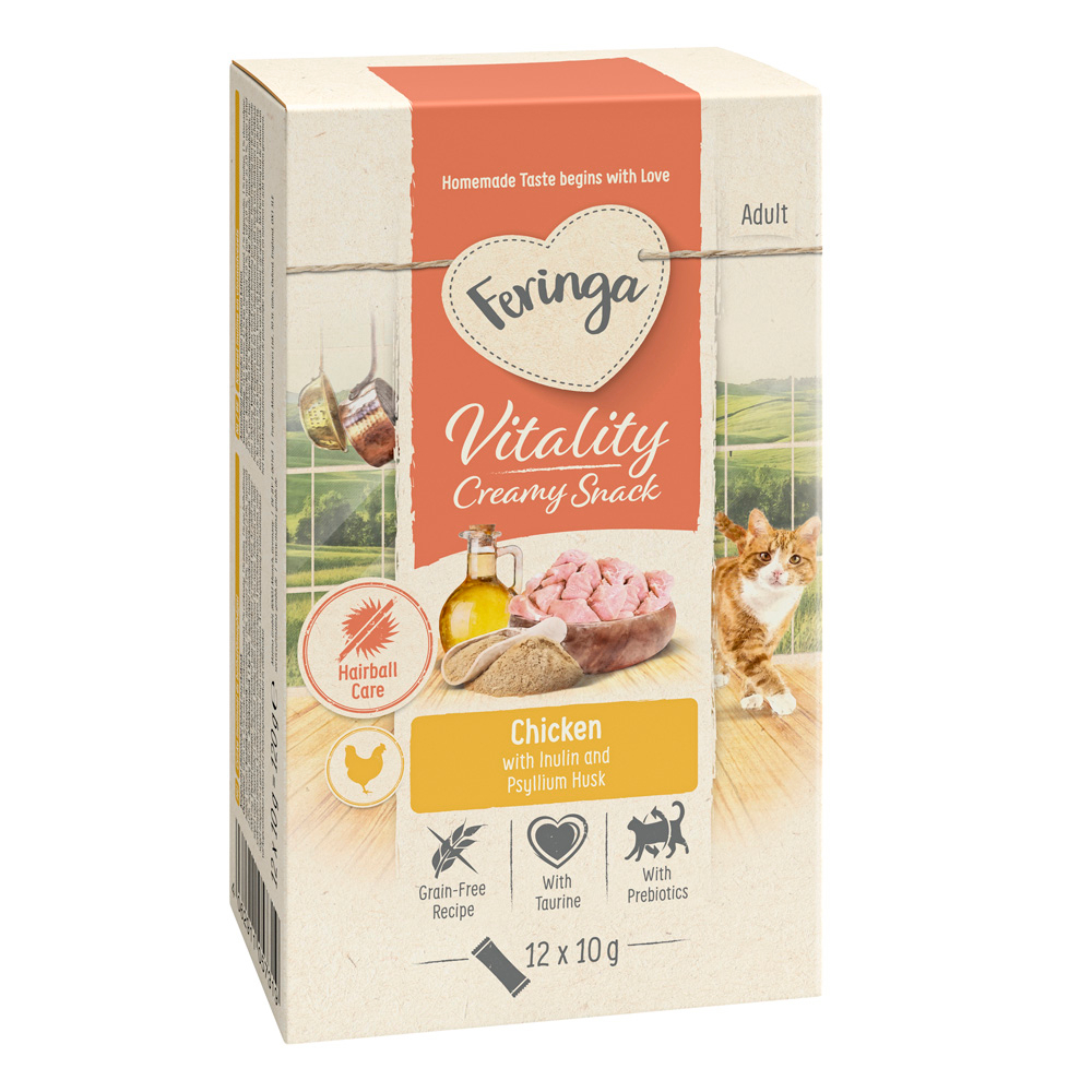 Feringa Vitality Creamy Snacks - Huhn (12 x 10 g) von Feringa