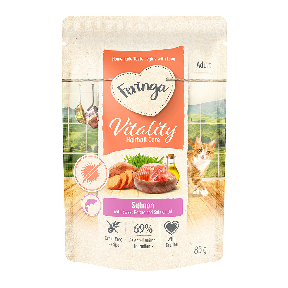 Feringa Vitality Hairball Care - Anti-Haarballen-Lachs 6 x 200 g Feringa Vitality Hairball Care - Anti-Haarballen-Lachs 6 x 200 g von Feringa