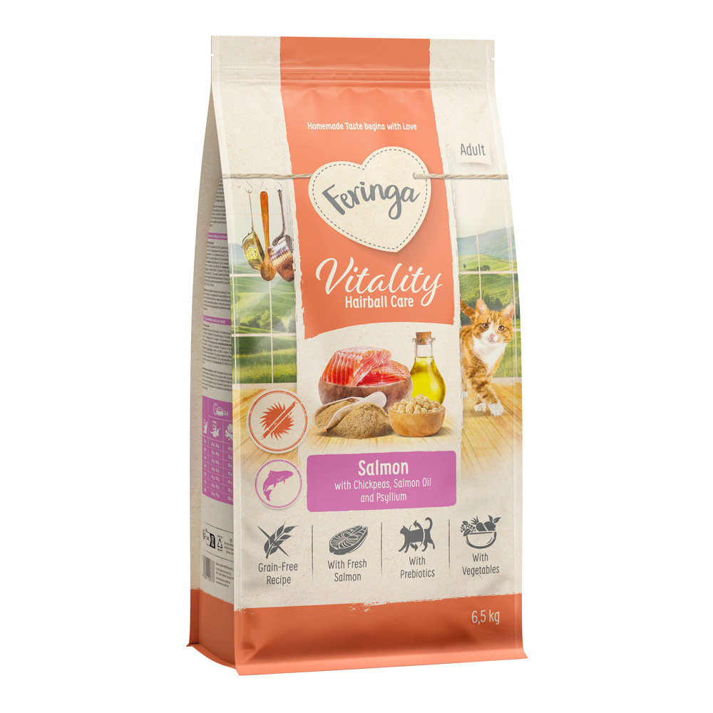 Feringa Vitality Hairball Care - Lachs - 6,5 kg Feringa Vitality Hairball Care - Lachs - 6,5 kg von Feringa