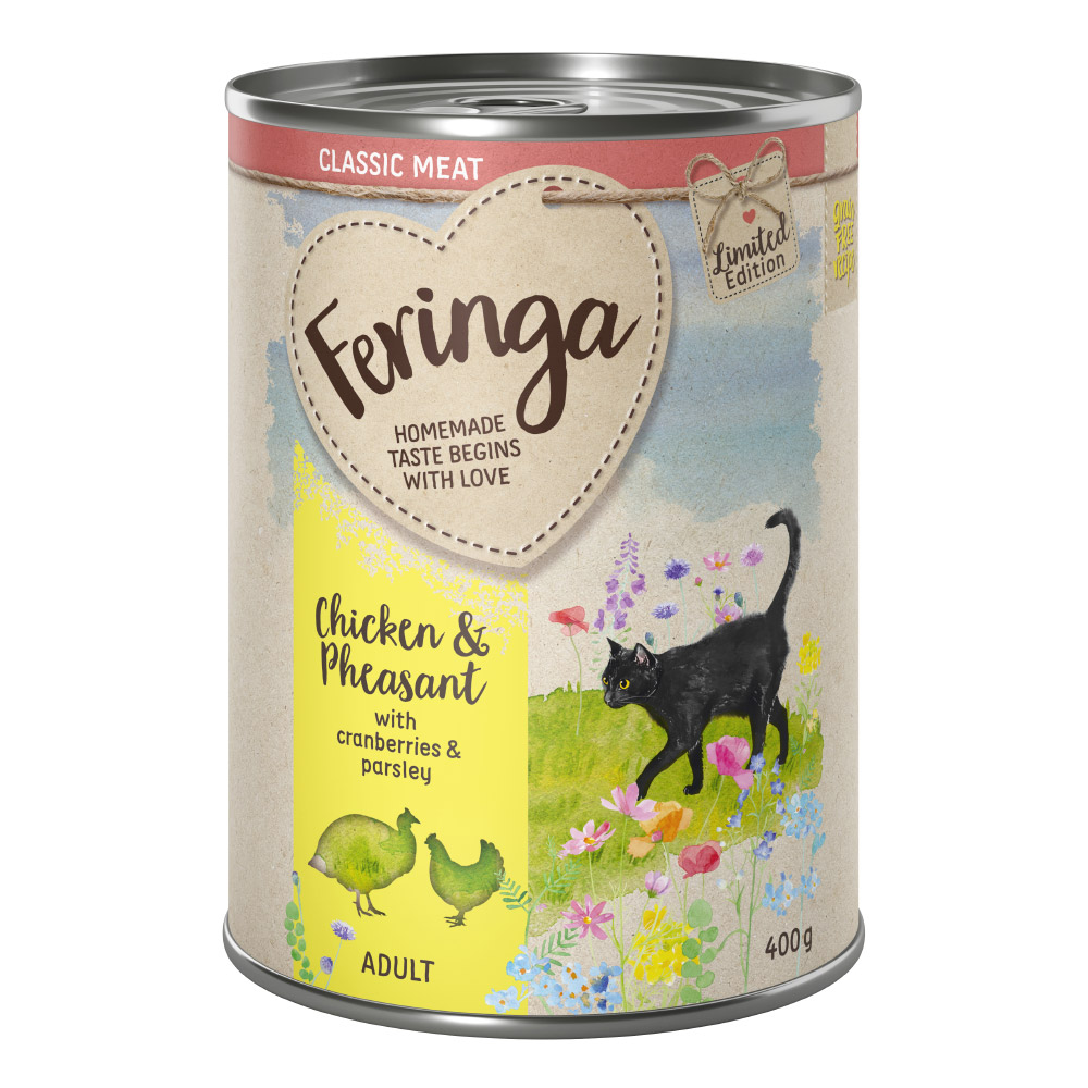 Limited Edition: Feringa Classic Meat Frühlingsmenü Huhn & Fasan mit Cranberries 24 x 400 g Limited Edition: Feringa Classic Meat Frühlingsmenü Huhn & Fasan mit Cranberries 24 x 400 g von Feringa