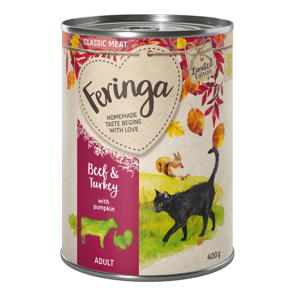 Limited Edition: Feringa Classic Meat Rind & Truthahn mit Kürbis 6 x 400 g Limited Edition: Feringa Classic Meat Rind & Truthahn mit Kürbis 6 x 400 g von Feringa