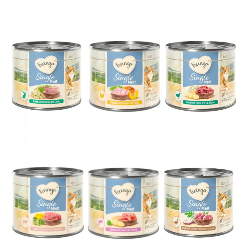 Probierpaket Feringa Mixpakete zum Sonderpreis! - Single Meat Mixpaket (6 sorten) 6 x 200 g von Feringa
