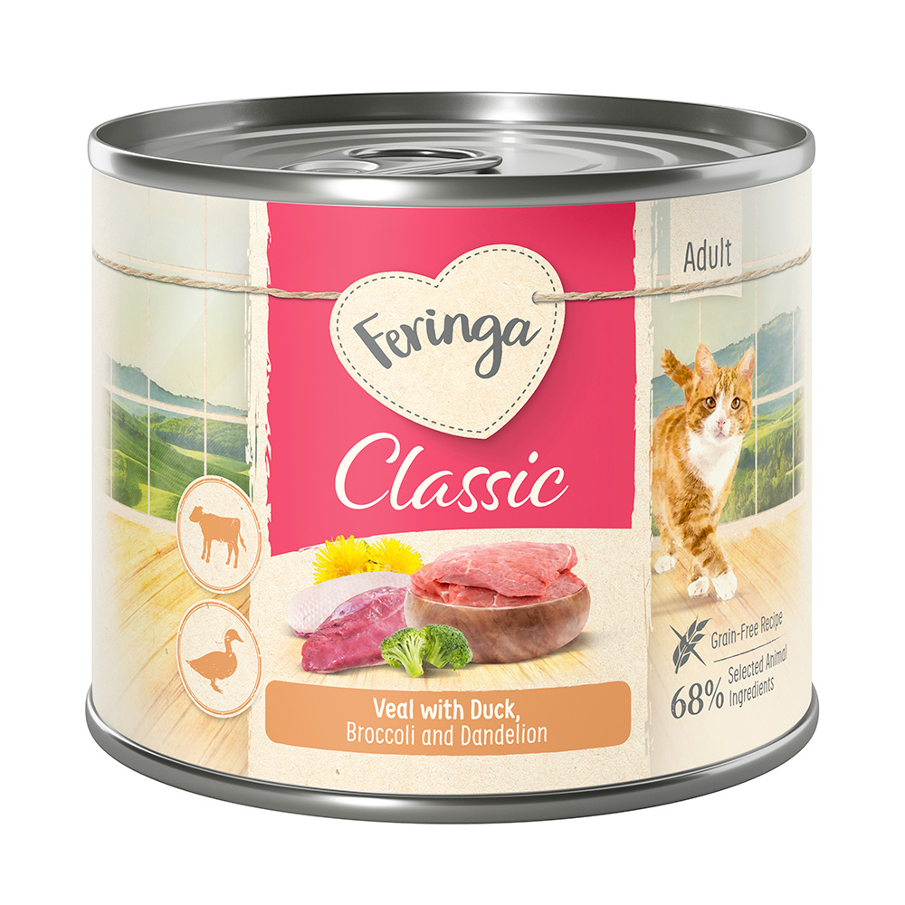 Sparpaket Feringa Classic Meat Menü 24 x 200 g - Ente & Kalb Sparpaket Feringa Classic Meat Menü 24 x 200 g - Ente & Kalb von Feringa