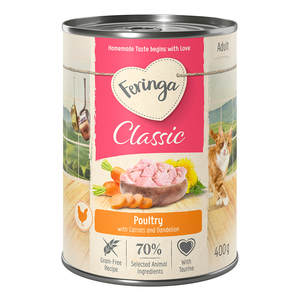 Sparpaket Feringa Classic Meat Menü 24 x 400 g Geflügel von Feringa