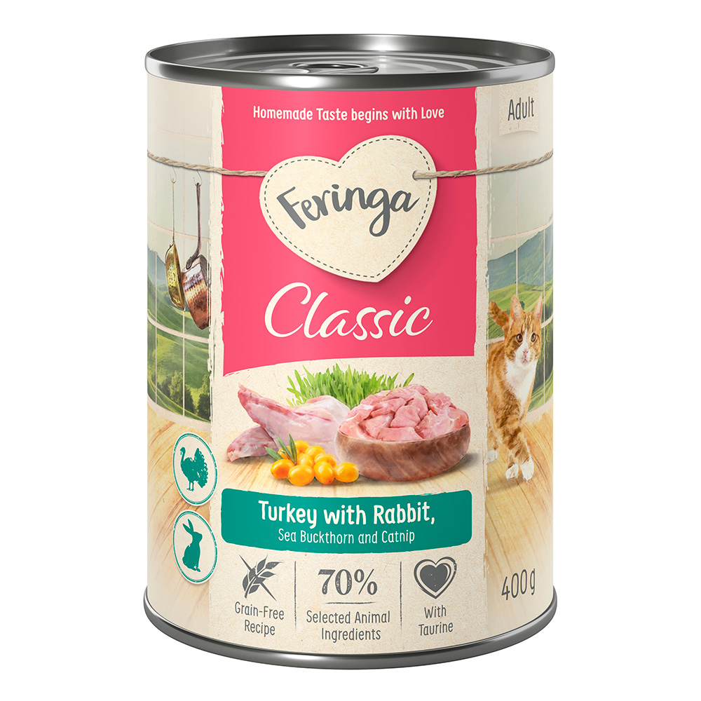 Sparpaket Feringa Classic Meat Menü 24 x 400 g Kaninchen & Truthahn Sparpaket Feringa Classic Meat Menü 24 x 400 g Kaninchen & Truthahn von Feringa
