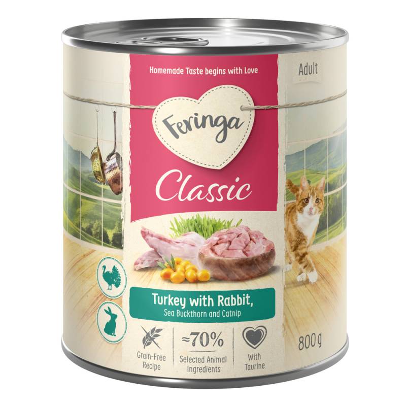Sparpaket Feringa Classic Meat Menü 24 x 800 g Kaninchen & Truthahn Sparpaket Feringa Classic Meat Menü 24 x 800 g Kaninchen & Truthahn von Feringa