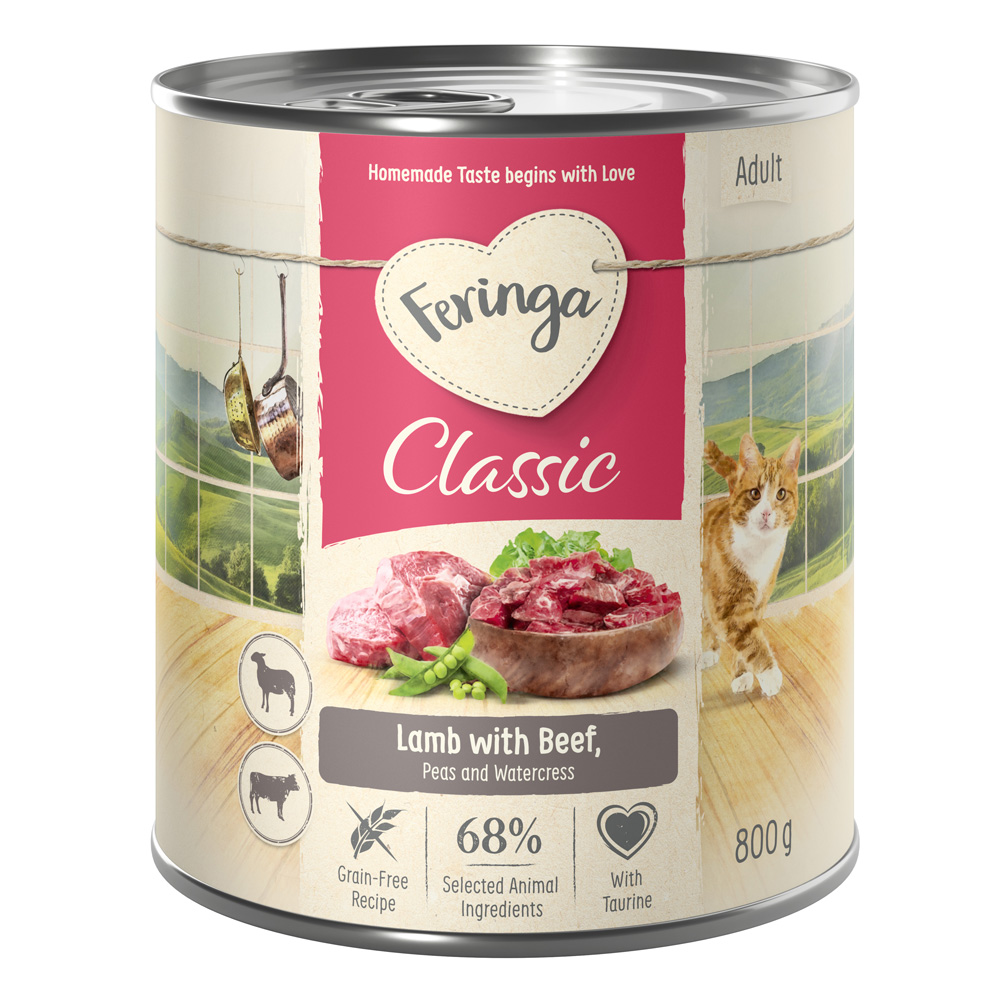 Sparpaket Feringa Classic Meat Menü 24 x 800 g - Lamm & Rind Sparpaket Feringa Classic Meat Menü 24 x 800 g - Lamm & Rind von Feringa