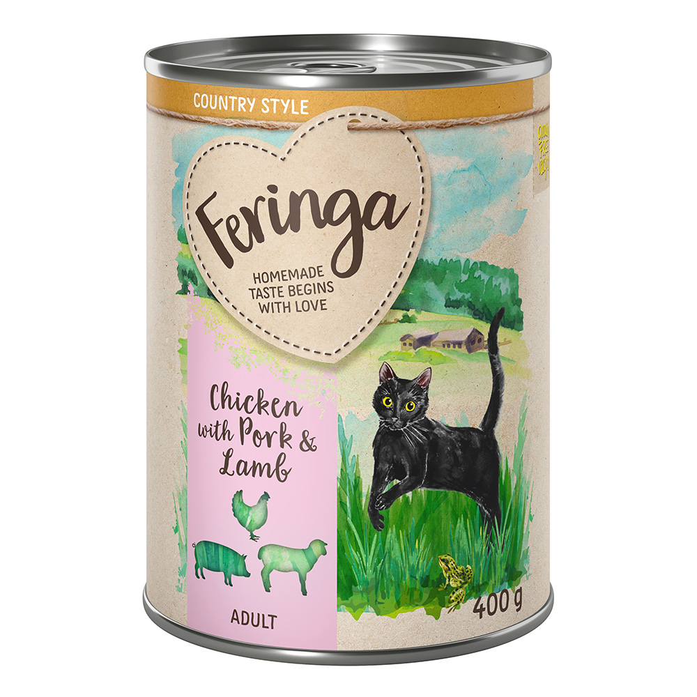 Sparpaket Feringa Country Style Menü 24 x 400 g - Huhn, Lamm, Schwein Sparpaket Feringa Country Style Menü 24 x 400 g - Huhn, Lamm, Schwein von Feringa
