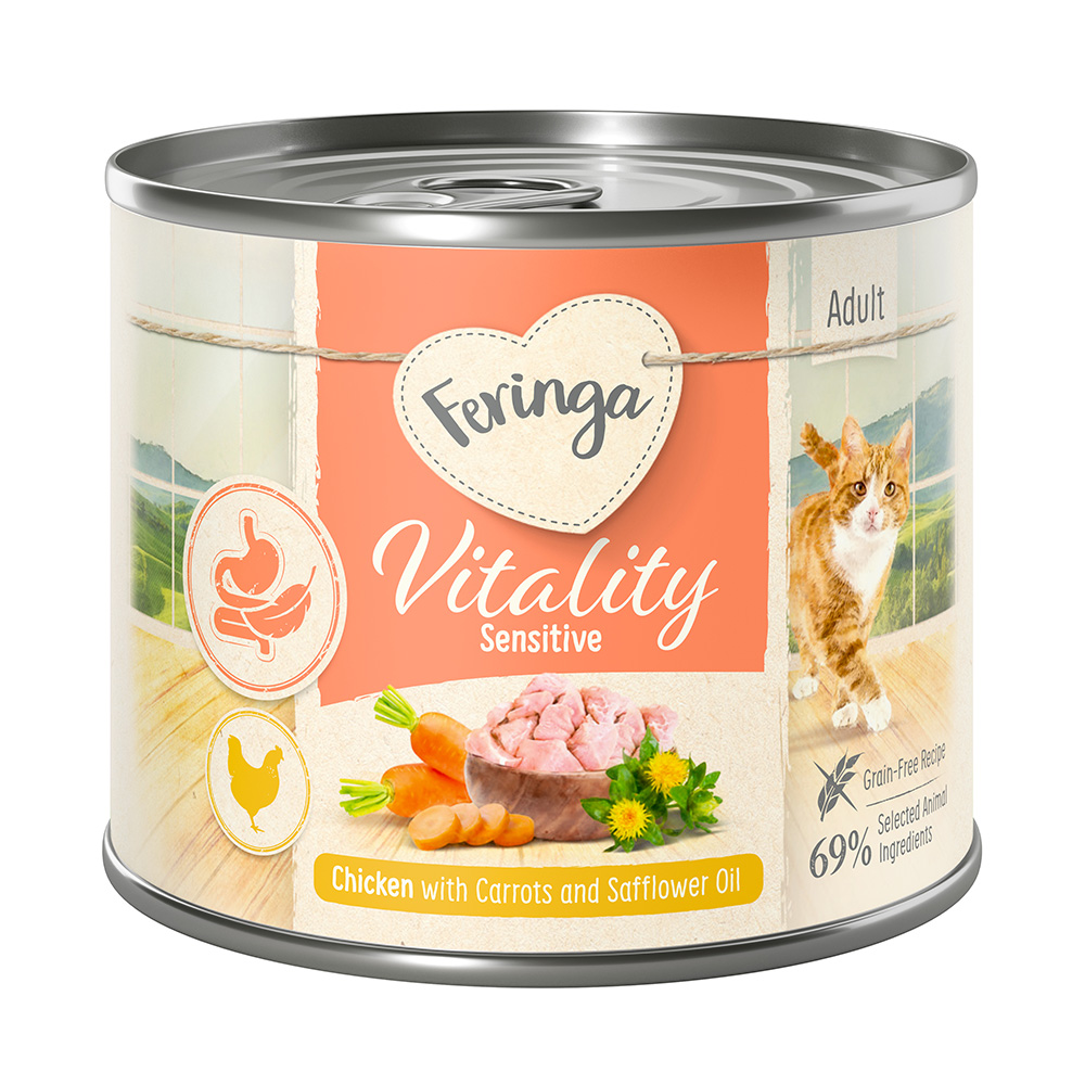 Sparpaket Feringa Vitality Sensitive - Huhn 12 x 200 g Sparpaket Feringa Vitality Sensitive - Huhn 12 x 200 g von Feringa