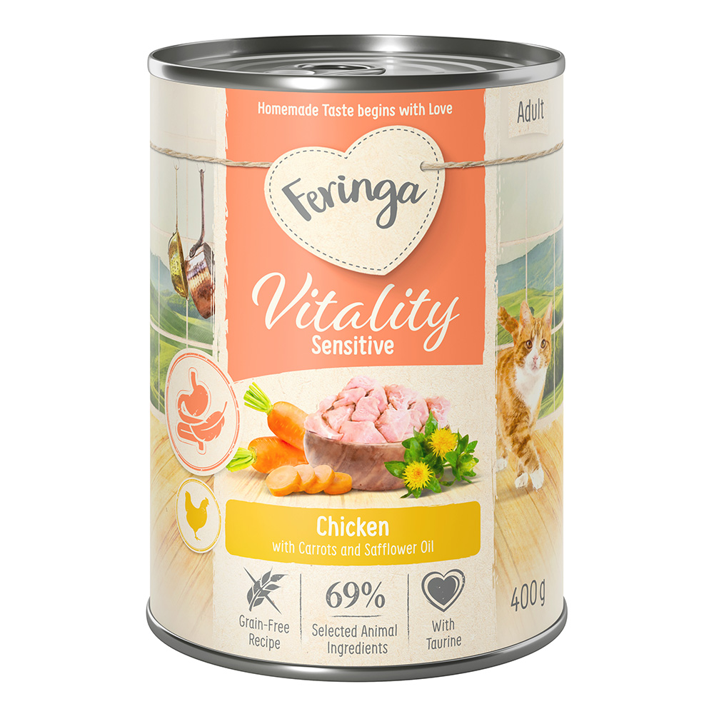 Sparpaket Feringa Vitality Sensitive - Huhn 12 x 400 g Sparpaket Feringa Vitality Sensitive - Huhn 12 x 400 g von Feringa