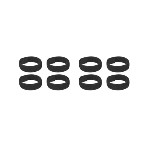 2 Set 4 Stück Hühnerhalsband Anti Krähe Hahnhalsband für Geflügel Huhn Ente Schwarz von Feriuzymix