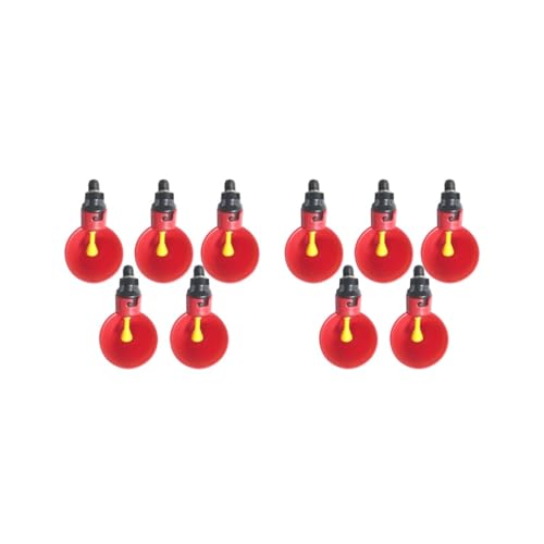2 Set 5 x Geflügel Wasser Trinkbecher - Huhn Henne Automatische Trinkbecher Trinkbecher von Feriuzymix