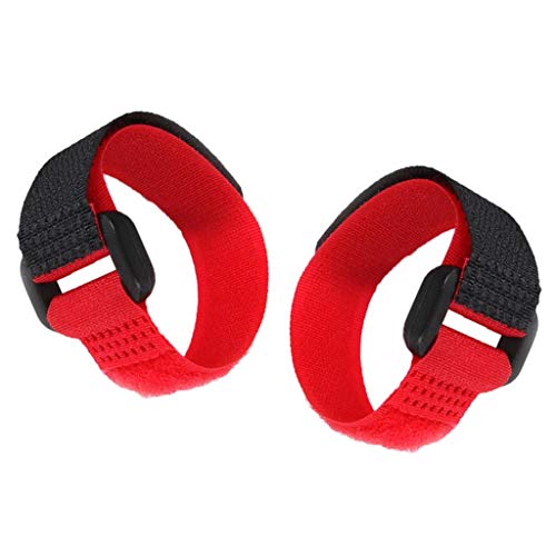 2 x Hahnhalsband, kein Krähengeräusch, Halsgürtel für Huhn, Rot von Feriuzymix