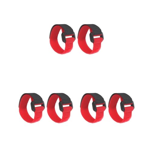3 Set 2 Stück No Crow Hahnhalsband, kein Krähen Lärm, Halsgürtel für Huhn, Rot von Feriuzymix