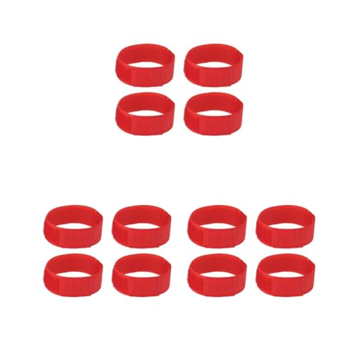 3 Set 4 Stück Hühnerhalsband Anti Krähe Hahnhalsband für Geflügel Huhn Ente Rot von Feriuzymix