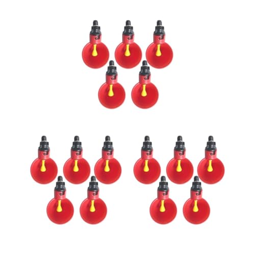3 Set 5 x Geflügel Wasser Trinkbecher - Huhn Henne Automatische Trinkbecher von Feriuzymix