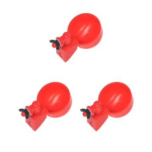 3 Set Automatische Bewässerungsbecher Geflügeltränke Bewässerungsbehälter Huhn Ente Wachteltaube von Feriuzymix