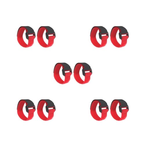 5 Set 2 Stück No Crow Hahnhalsband, kein Krähen Lärm, Halsgürtel für Huhn, Rot von Feriuzymix