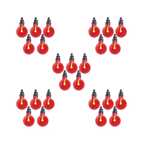 5 Set 5 x Geflügel Wasser Trinkbecher - Huhn Henne Automatische Trinkbecher Trinkbecher von Feriuzymix