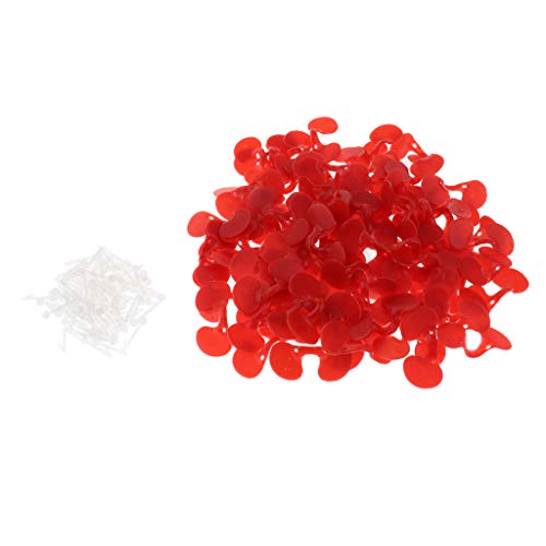 Feriuzymix 100 Stück Pinless Peepers Huhn Fasan Geflügel Blinder Brillen Gläser von Feriuzymix