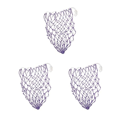 Heunetz für Pferde, strapazierfähig, 92 cm, Nylon, langsames Füttern, 10 Maschenöffnungen, Violett, 3 Stück Heunetz für Pferde, strapazierfähig, 92 cm, Nylon, langsames Füttern, 10 Maschenöffnungen, Violett, 3 Stück von Feriuzymix
