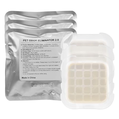 Feriva Odor Eliminator 2.0 for Self-Cleaning Cat Litter Box, Effective Cat Litter Deodorant, Cat Toilet Odor Control, Cat Litter Box Deodorizer(3 Pack) von Feriva