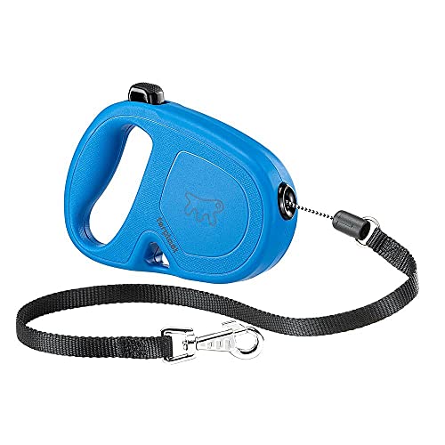 Ferplast Hundeleine Flippy ONE, Rollleine kleine Hunde bis 12 kg. Ausziehbare Schnur max. 4,5 m. Einzelner Knopf zum Verriegeln und Entriegeln, hellblau Ferplast Hundeleine Flippy ONE, Rollleine kleine Hunde bis 12 kg. Ausziehbare Schnur max. 4,5 m. Einzelner Knopf zum Verriegeln und Entriegeln, hellblau von Ferplast