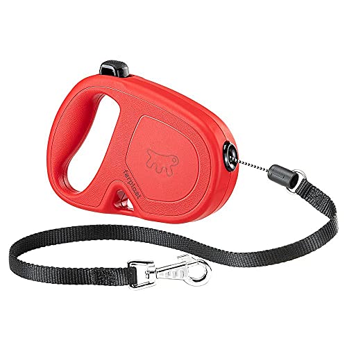Ferplast Hundeleine Flippy ONE, Rollleine kleine Hunde bis 12 kg. Ausziehbare Schnur max. 4,5 m. Einzelner Knopf zum Verriegeln und Entriegeln, rot Ferplast Hundeleine Flippy ONE, Rollleine kleine Hunde bis 12 kg. Ausziehbare Schnur max. 4,5 m. Einzelner Knopf zum Verriegeln und Entriegeln, rot von Ferplast