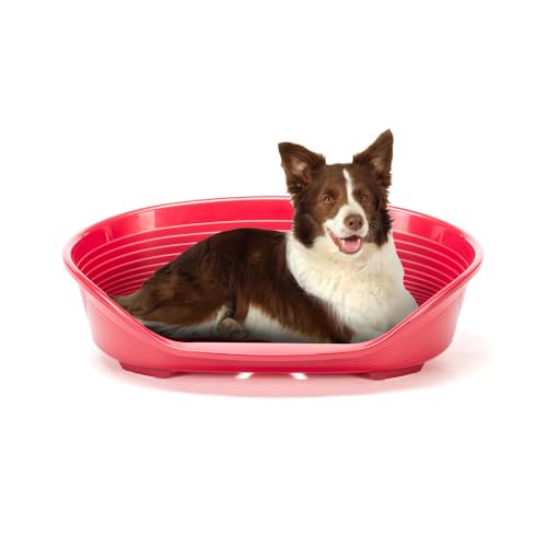 Ferplast Hundebett Kunststoff-Hundebett groß Hundeliege waschbar Hundekorb atmungsaktiv rutschfest Siesta Deluxe, 84 x 55 x h 28,5 cm, Bordeaux Ferplast Hundebett Kunststoff-Hundebett groß Hundeliege waschbar Hundekorb atmungsaktiv rutschfest Siesta Deluxe, 84 x 55 x h 28,5 cm, Bordeaux von Ferplast