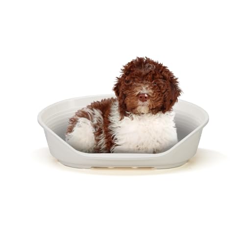 Ferplast Hundebett Katzenbett Kunststoff-Hundebett Medium Hundeliege waschbar Hundekorb atmungsaktiv rutschfest Siesta Deluxe, 74 x 48 x h 25 cm, Weiss Ferplast Hundebett Katzenbett Kunststoff-Hundebett Medium Hundeliege waschbar Hundekorb atmungsaktiv rutschfest Siesta Deluxe, 74 x 48 x h 25 cm, Weiss von Ferplast