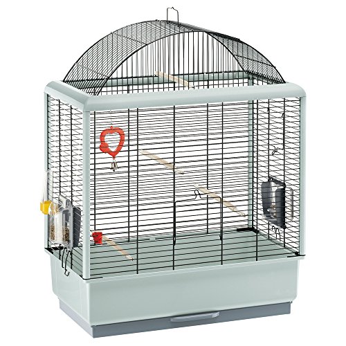 Ferplast Vogelkäfig Wellensittich Käfig Exotenkäfig, inkl. Vogelspielzeug, Vogel-Futternapf, Vogel-Sitzstangen, Schwarz, 59 x 33 x h 69 cm. Ferplast Vogelkäfig Wellensittich Käfig Exotenkäfig, inkl. Vogelspielzeug, Vogel-Futternapf, Vogel-Sitzstangen, Schwarz, 59 x 33 x h 69 cm. von Ferplast