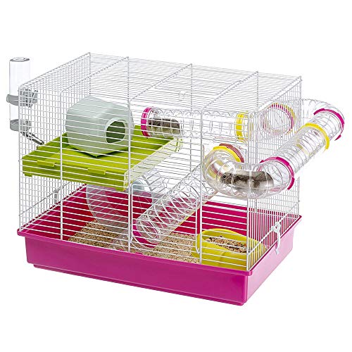 Ferplast Hamsterkäfig, Laura Nagerkäfig, Kleintierkäfig, Hamsterzubehör inklusive, 46 x 30 x h 38 cm. Ferplast Hamsterkäfig, Laura Nagerkäfig, Kleintierkäfig, Hamsterzubehör inklusive, 46 x 30 x h 38 cm. von Ferplast