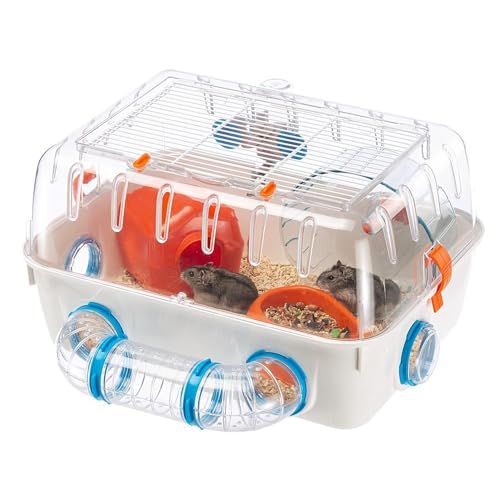 Ferplast Hamsterkäfig, COMBI 1 Nagerkäfig, Kleintierkäfig, Hamsterzubehör inklusive, 40 x 33 x h 23 cm. Ferplast Hamsterkäfig, COMBI 1 Nagerkäfig, Kleintierkäfig, Hamsterzubehör inklusive, 40 x 33 x h 23 cm. von Ferplast