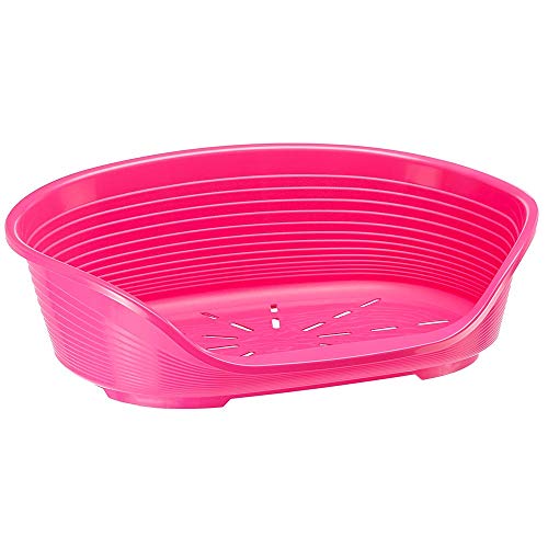 Ferplast 70204916 Kunststoffliege Siesta Deluxe 4, für Hund und Katze, Maße: 61,5 x 45 x 21,5 cm, rosa Ferplast 70204916 Kunststoffliege Siesta Deluxe 4, für Hund und Katze, Maße: 61,5 x 45 x 21,5 cm, rosa von Ferplast